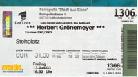 Konzertkarte